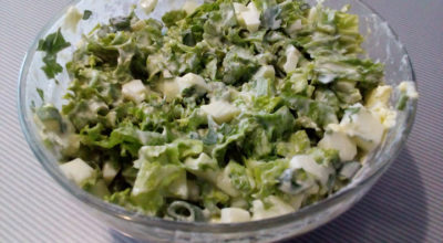 Зелёный салат «Свежесть»