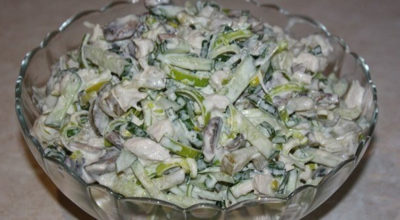 Обалденно вкусный салат с огурцом «Барин». Съедается вмиг
