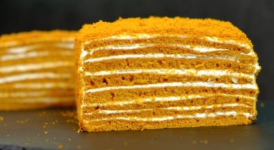 Торт «Медовик» за 30 минут без раскатки коржей
