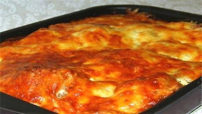 Гречка с мясом и подливкой в духовке