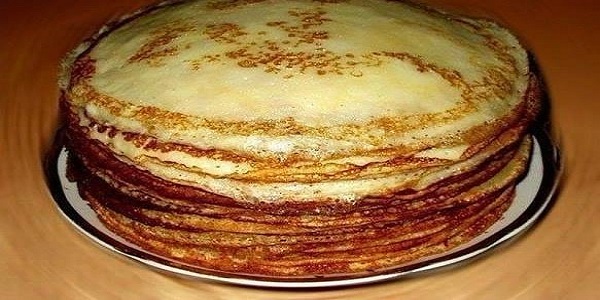 Мамины тонкие блины на молоке