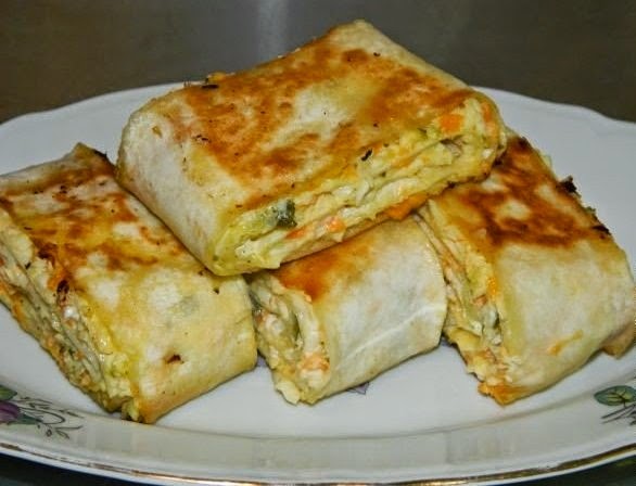 Хрустящая закуска из лаваша