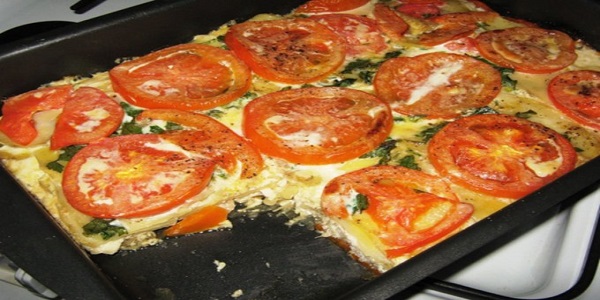 Сытная запеканка из курицы к ужину