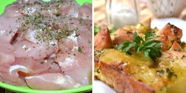 Залейте мелко нарезанную курочку с картошкой этой заливкой и Вы ЗВЕЗДА!!!