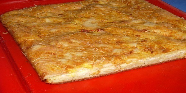 Просто, вкусно, доступно ! Сытный и вкусный наливной пирог с сыром