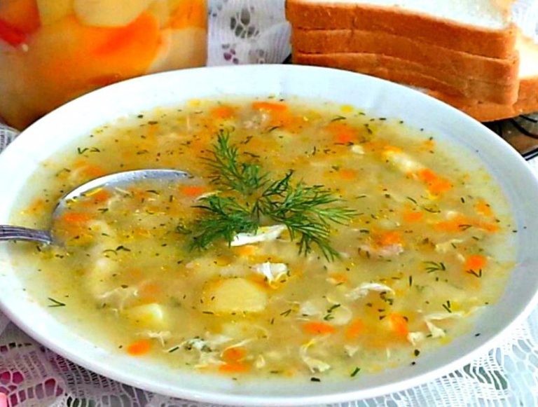 Как у бабушки в деревне — Суп-затируха. Просто и очень вкусно!