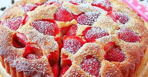 Клубничный тарт из песочного теста