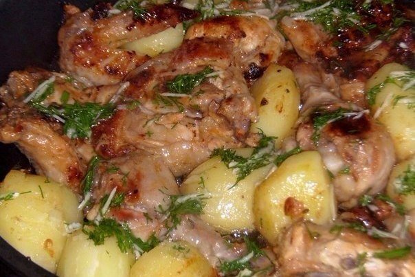 Сочная и ароматная курочка в кефире