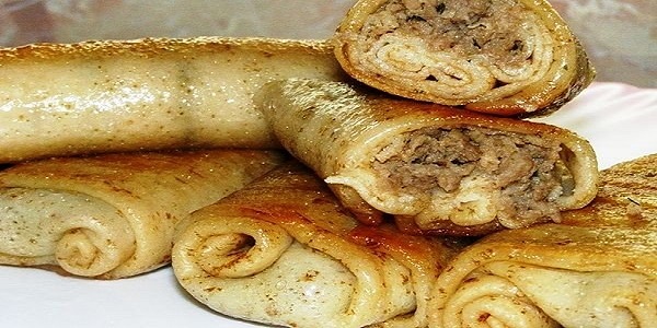 Потрясающе вкусные блинчики с мясом