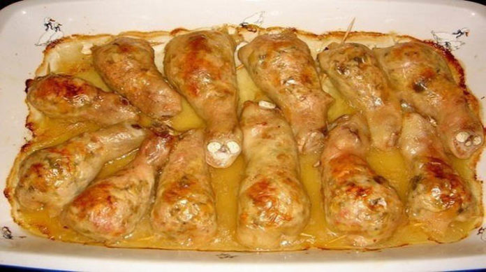 Рецепт фаршированных куриных ножек