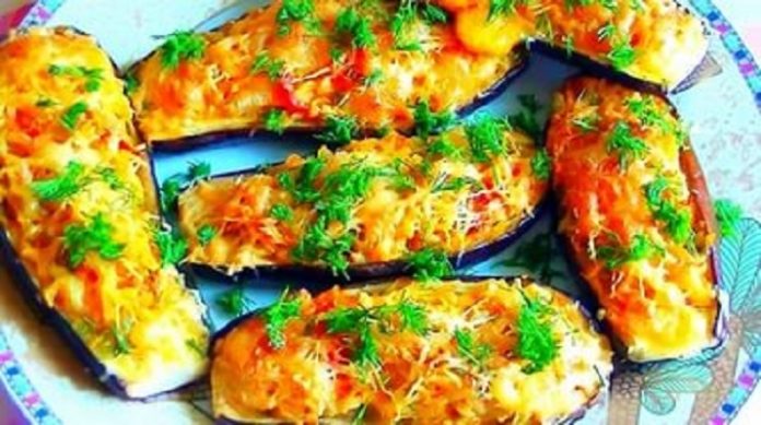 Самые вкусные лодочки из баклажанов «Кораблики»