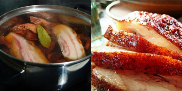 Фирменный рецепт самой вкусной в мире грудинки: золотистая, нарядная, ароматная!