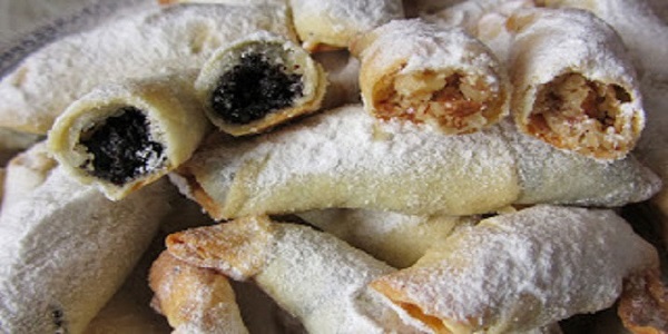Обалденные рогалики — тончайшее, хрустящее тесто и много сладкой вкусной начинки!