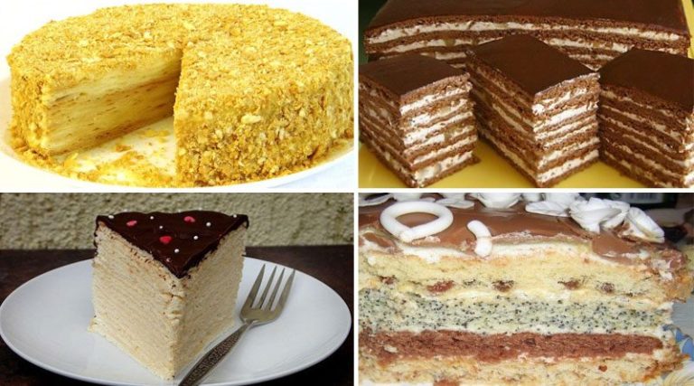 6 самых вкусных домашних тортов. Отличная подборка!