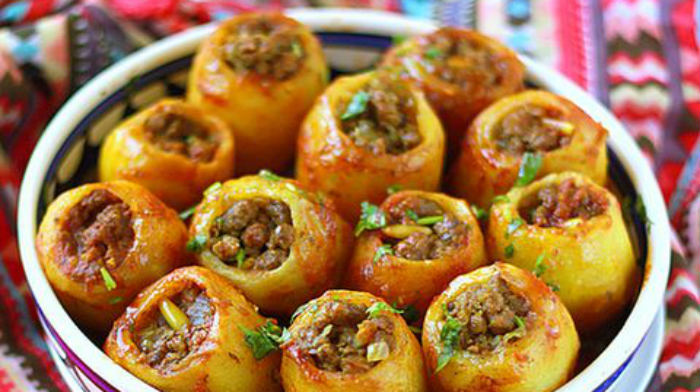 Картошка, фаршированная фаршем — сытно и интересно!