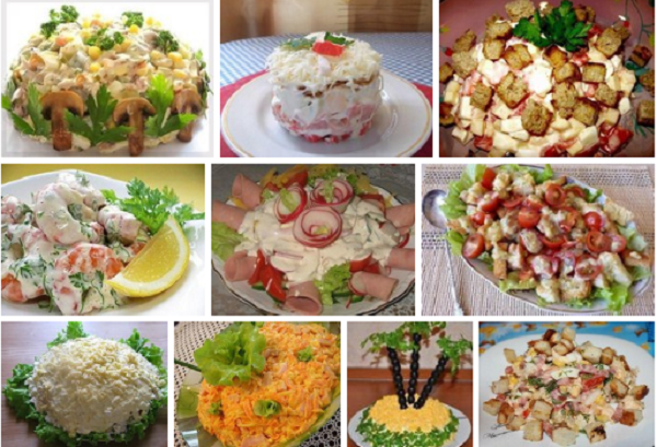 Топ-10 самых интересных и вкусных салатов