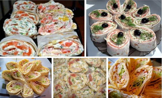 Закуски из лаваша — красиво, очень просто и невероятно вкусно!