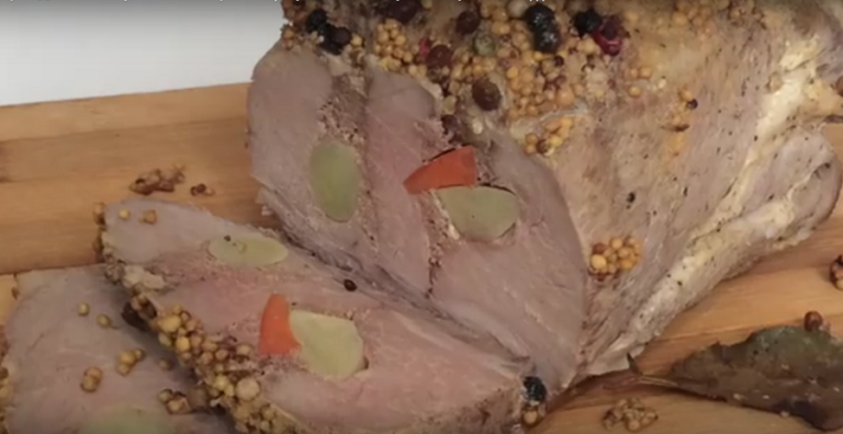 Праздничная буженина в фольге-просто и вкусно