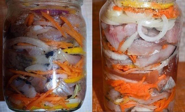 Нежная, сладкая, сочная и очень вкусная селёдка по-голландски: рецепт в банке