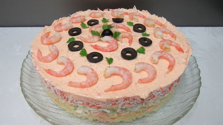 Новогодний салат «Королевский» — нежный, просто тает во рту