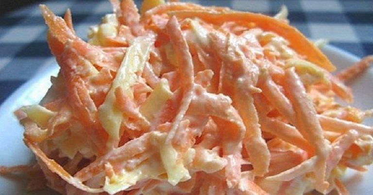 Легкий морковный салат