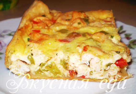 Пирог куриный а-ля-киш