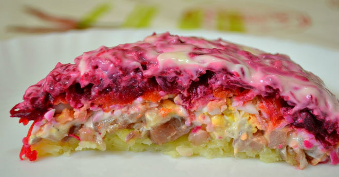 Вкуснейшая селедка под шубой