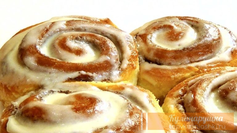 Булочки, как во всемирно-известной сети пекарен Синнабон / Cinnabon