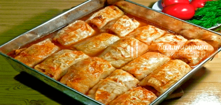 Голубцы из обычной и пекинской капусты