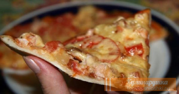 Готовим ресторанную пиццу. Наконец-то получился легкий и пышный корж