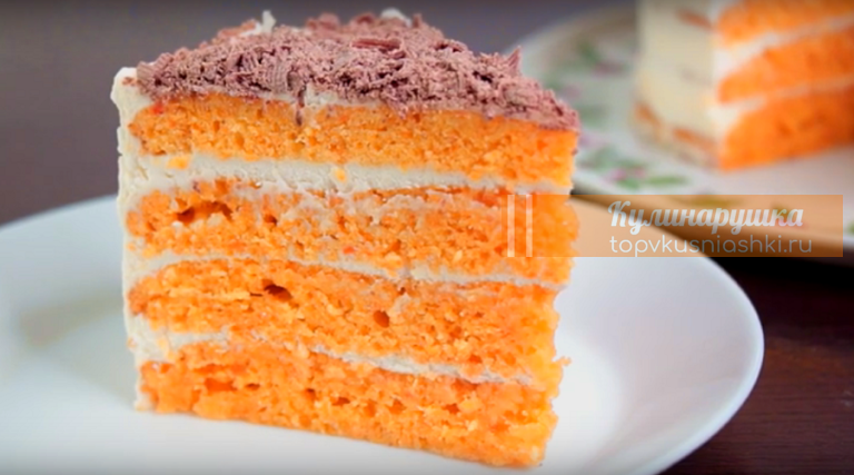 Морковный торт