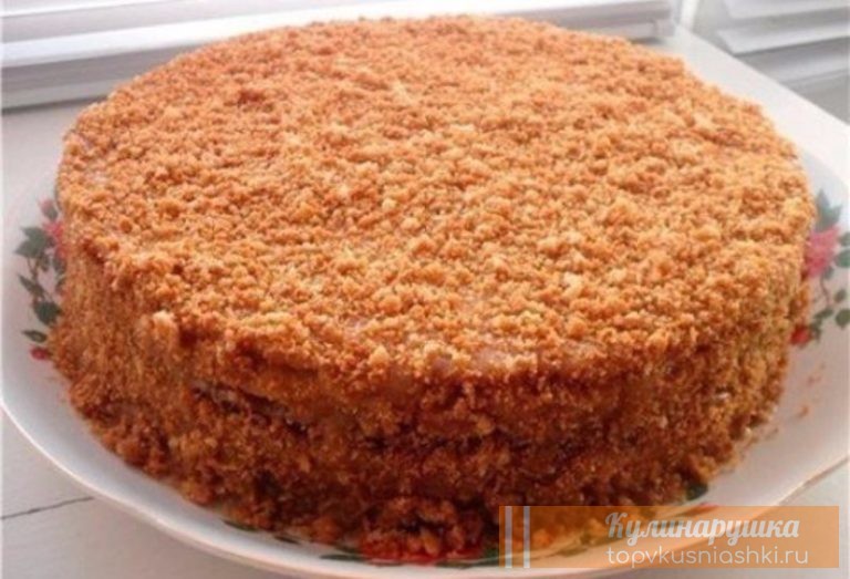 Вкуснейший торт на сгущенке