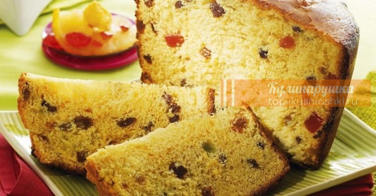 Пасхальный кулич на молоке