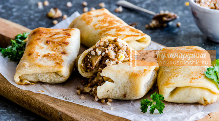 Постные блинчики с гречкой, которые легко приготовить