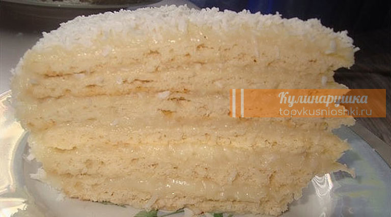 Нежнейший торт «Рафаэлло». Мягкий и очень вкусный