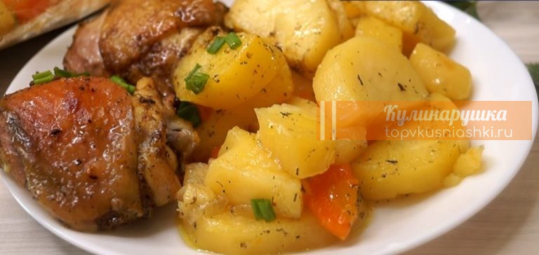 Ужин без возни «Хозяйка отдыхает»: мясо с картофелем в рукаве