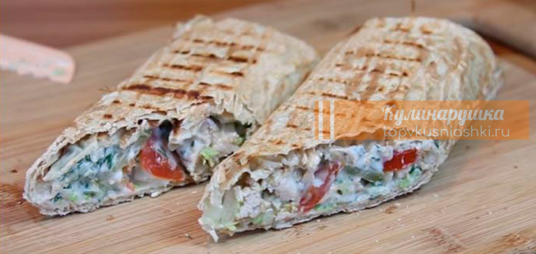 Вкусная хрустящая шаурма. Нереально вкусно