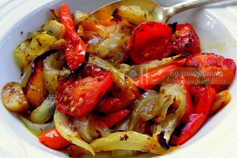Запеченные овощи в маринаде: бомбически вкусно