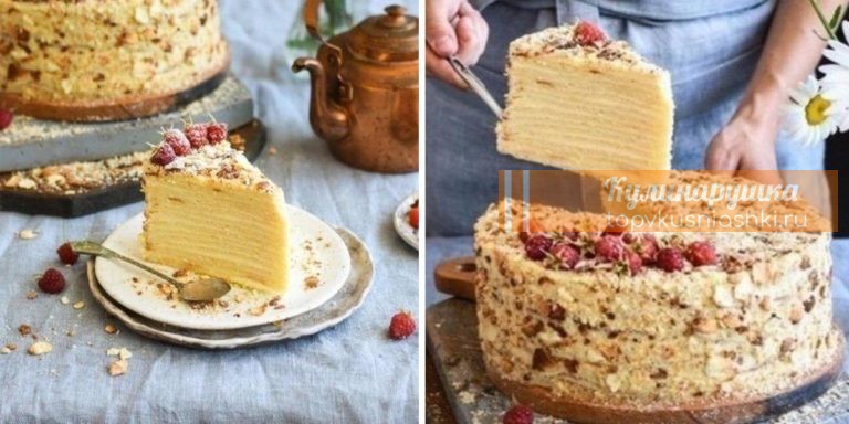 Как приготовить торт с творожными коржами