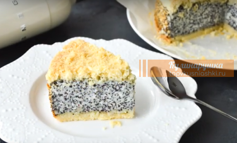 Бесподобно вкусный немецкий маковый пирог с творогом