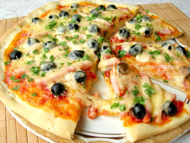 Домашняя ПИЦЦА «КАК Я ЛЮБЛЮ» Вкуснее, чем в Любимой Пиццерии