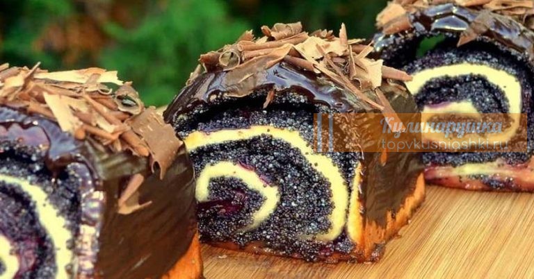 Пышные булочки с маком и вишней: невесомое мягкое тесто и изобилие начинки