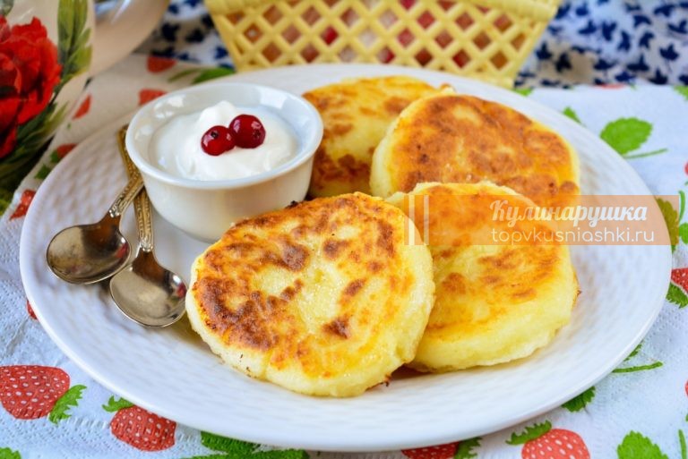 Идеальные сырники с манкой