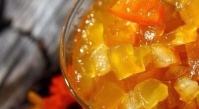 «Янтарное» варенье из кабачков и апельсинов — достойное быть поданным к столу королевы