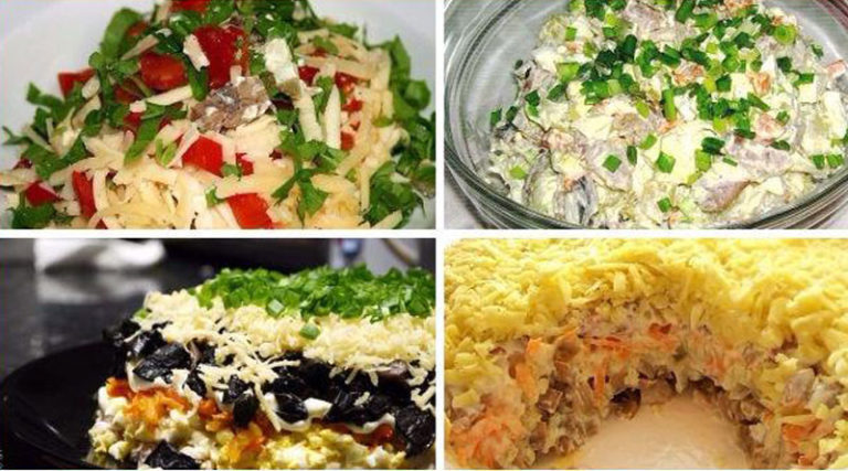 6 вкусных салатов на любой вкус