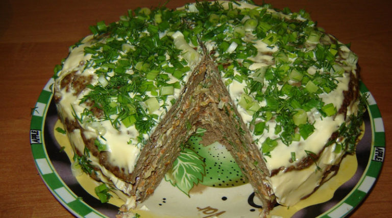 Печеночный торт. Самый вкусный вариант приготовления