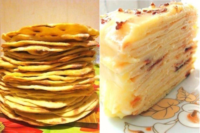 Сказочно вкусный торт с нежным творожным заварным кремом
