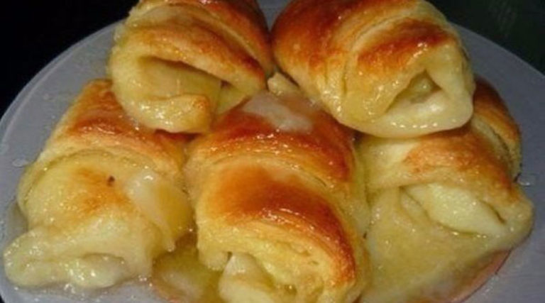 Слойки с яблоками. Бесподобный десерт