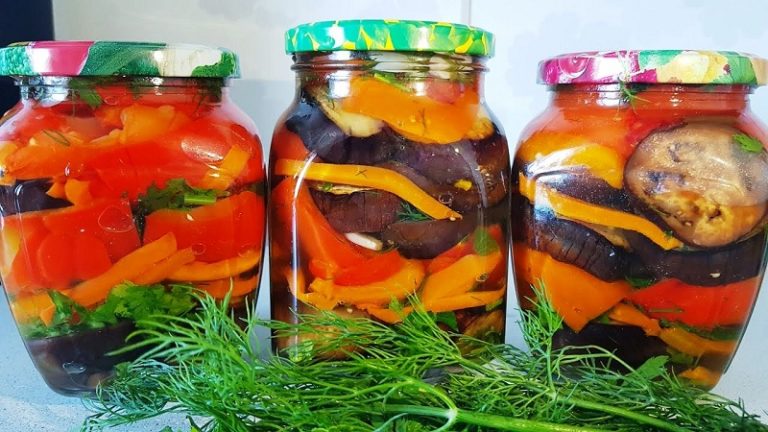 Обалденные баклажаны с овощами на зиму
