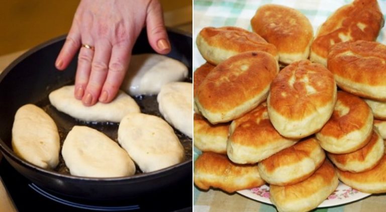 Βκycныe пирожки на сковороде